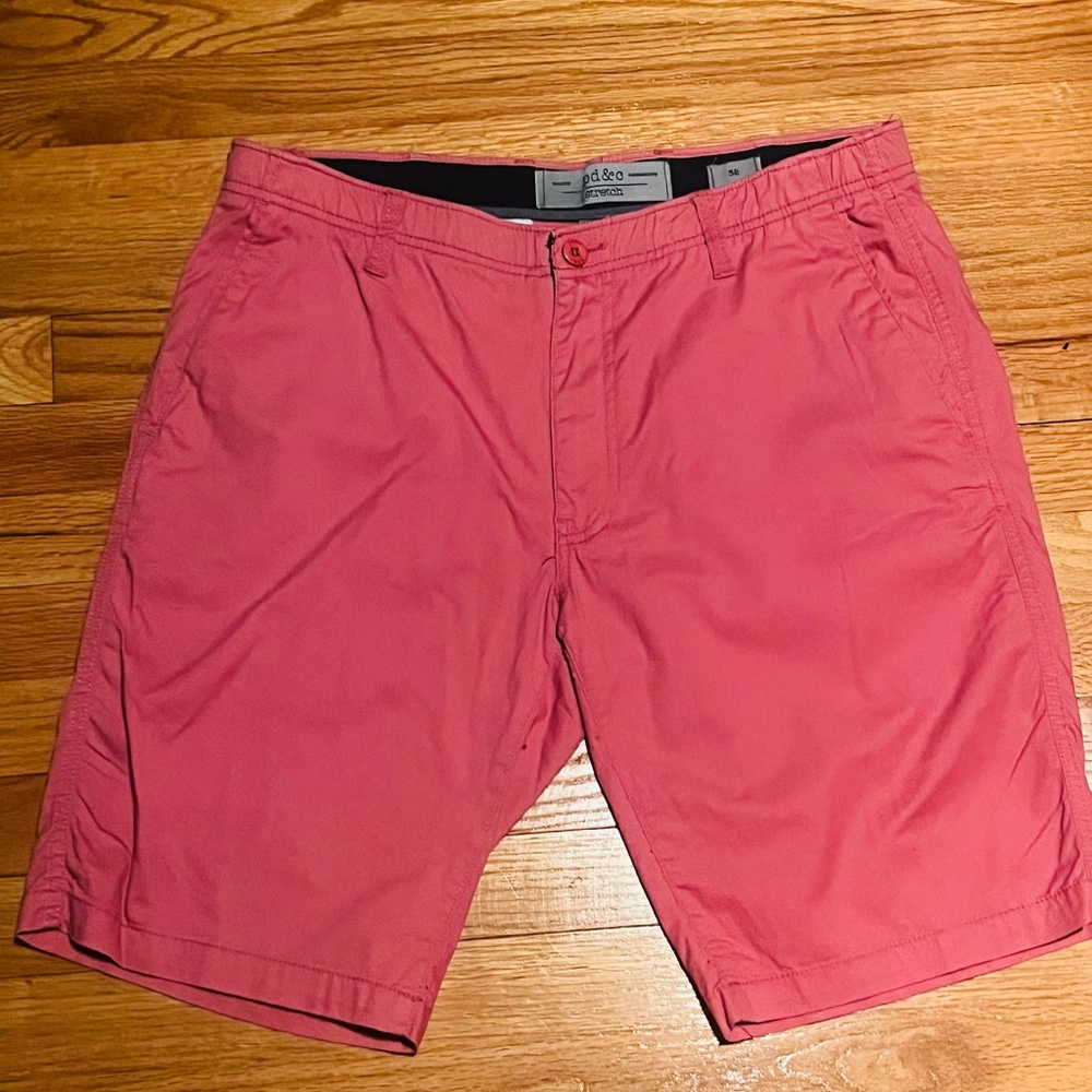 Size 32 Waist mens red shorts, worn once